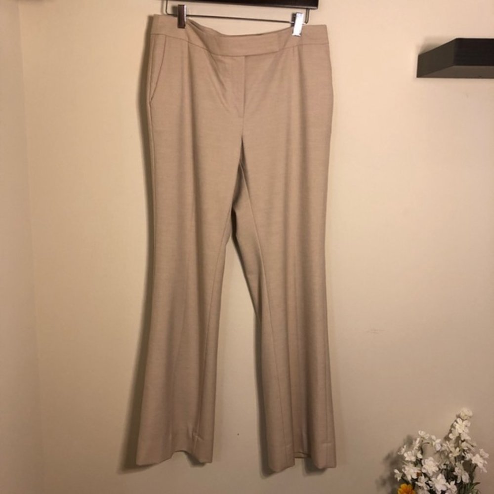 White House Black Market Classic Tan Dress Pants